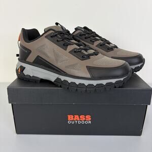 BASS OUTDOOR Men's Peak Seamless Hiker Low Hiking Shoe Size 7 US Walnut